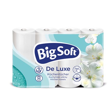 E-shop BIG SOFT Deluxe kuchynské utierky 3vrstvové 4 ks