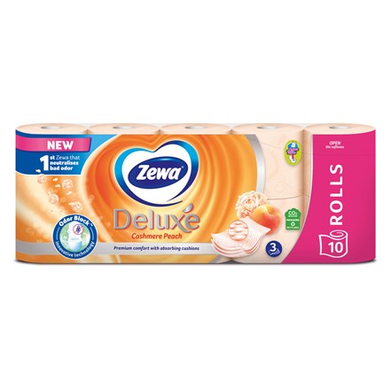 E-shop Zewa Deluxe Cash Peach Toaletný papier 19,3 m 3vrstvový 10 ks