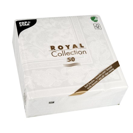 E-shop PAP STAR Royal Collection Obrúsky biely 1 ks