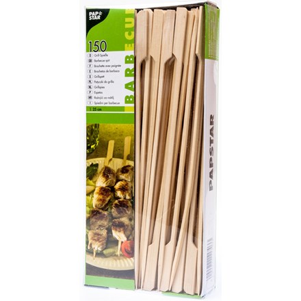 E-shop PAP STAR Špajle grilovacie bambusové 25 cm 150 ks