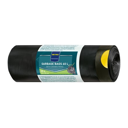 E-shop METRO PROFESSIONAL Vrece na odpad hrubé 60 l 4 x 20 ks