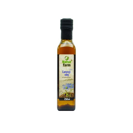 E-shop NATUR FARM Olej ľanový 250 ml