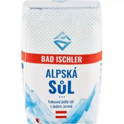 E-shop BAD ISCHLER Alpská jemná soľ 1 kg