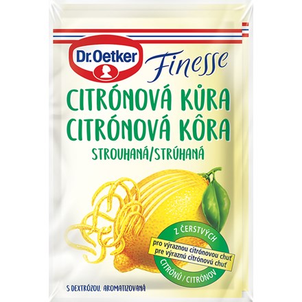 E-shop Dr. Oetker Finesse Citrónová kôra 2 x 6 g