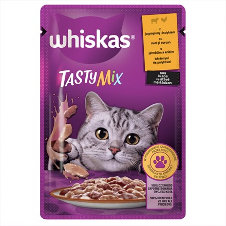 E-shop whiskas Kapsičky pre mačky jahňa a morka 28 x 85 g