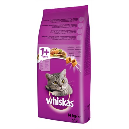 E-shop whiskas Dry hovädzie granule pre mačky 14 kg
