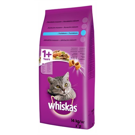 E-shop whiskas Dry tuniak granule pre mačky 14 kg