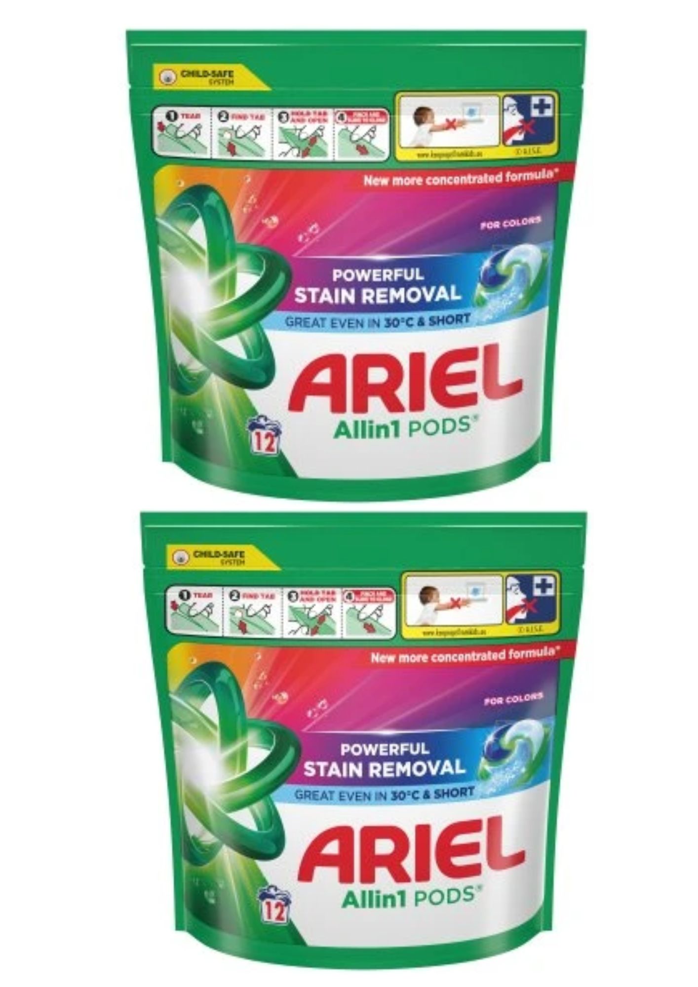 E-shop Ariel vreciek 2x(12PD/bal) Color
