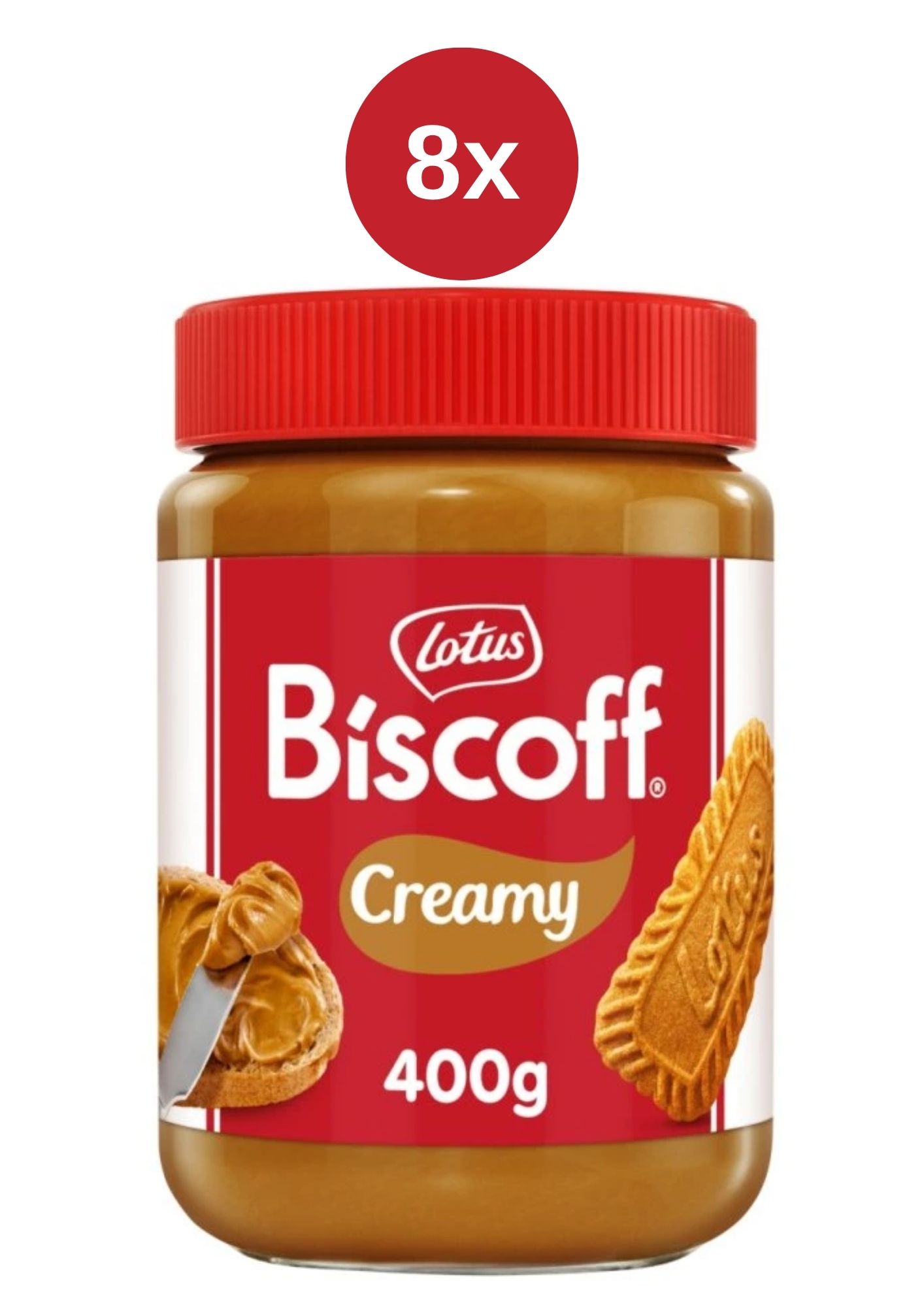 E-shop Lotus Biscoff Spread Nátierka 8x400g Classic