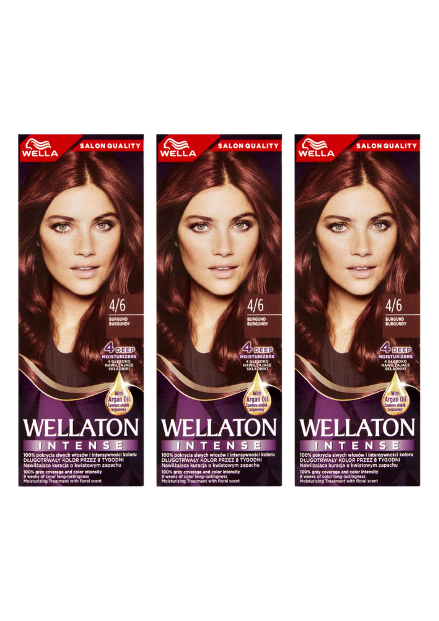 E-shop Wella Wellaton Intense 3x, 4/6 vínová