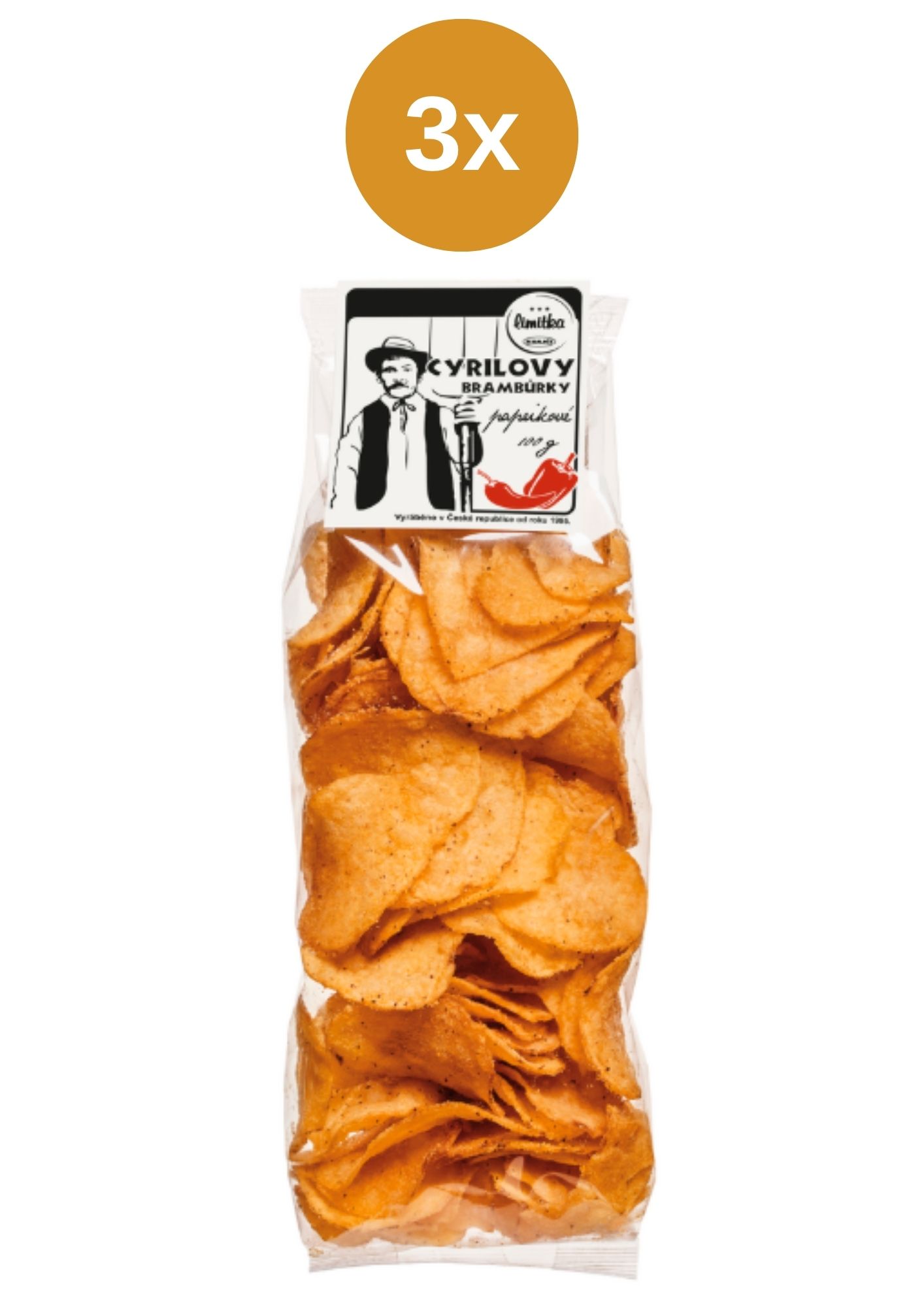 E-shop Cyrilové zemiačiky paprikové 3x100 g