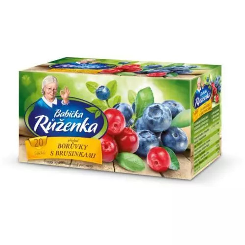 E-shop Babička Ruženka čaj čučoriedky + brusnice 40g