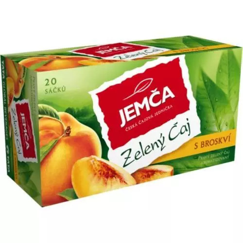 E-shop Jemča Zelený čaj s broskyňou 30g