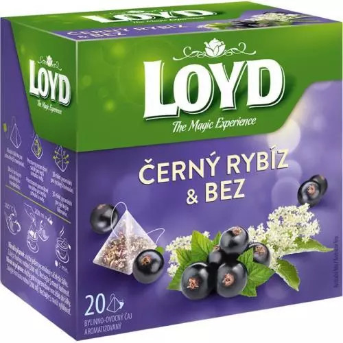E-shop Loyd Tea pyramída čierne ríbezle +bezinka 40g