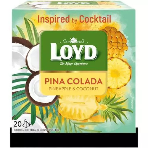 E-shop Loyd Tea pyramída koktejl pina colada 34g