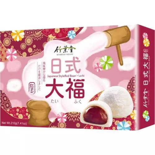 E-shop BAMBOO HOUSE mochi red bean 210g TW