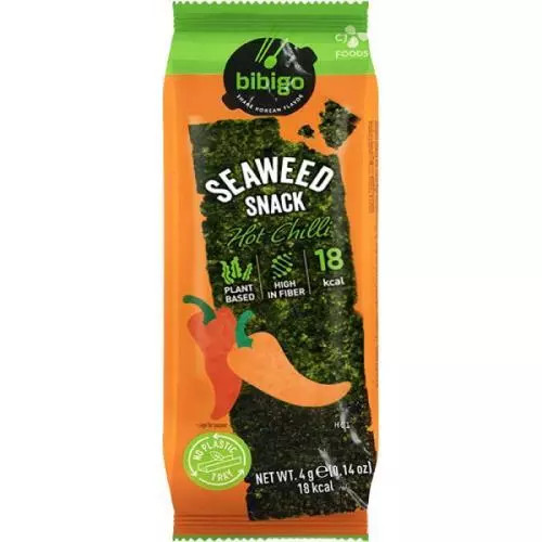 E-shop BIBIGO seaweed snack hot chilli flavour 4g
