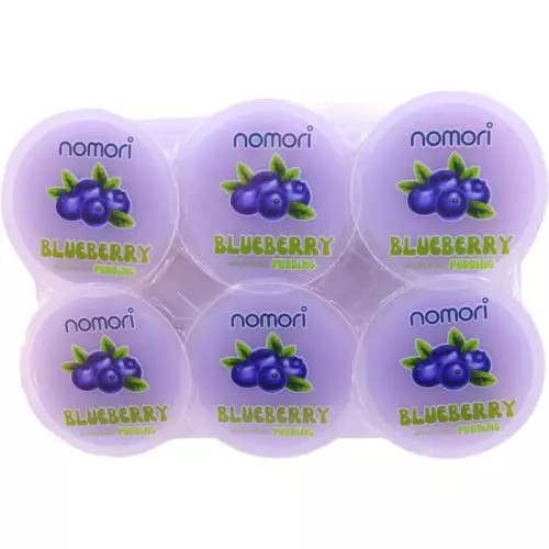 E-shop NOMORI blueberry puding s nata de coco 72g