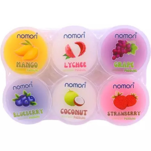E-shop NOMORI mixed flavours puding with nata de coco 72g