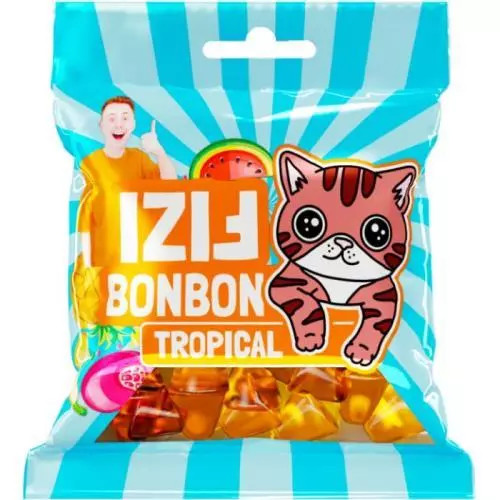 E-shop Fizi želé cukríky tropical 80g