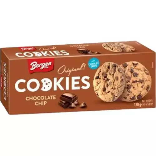 E-shop Bergen cookies chocolate chip 130g