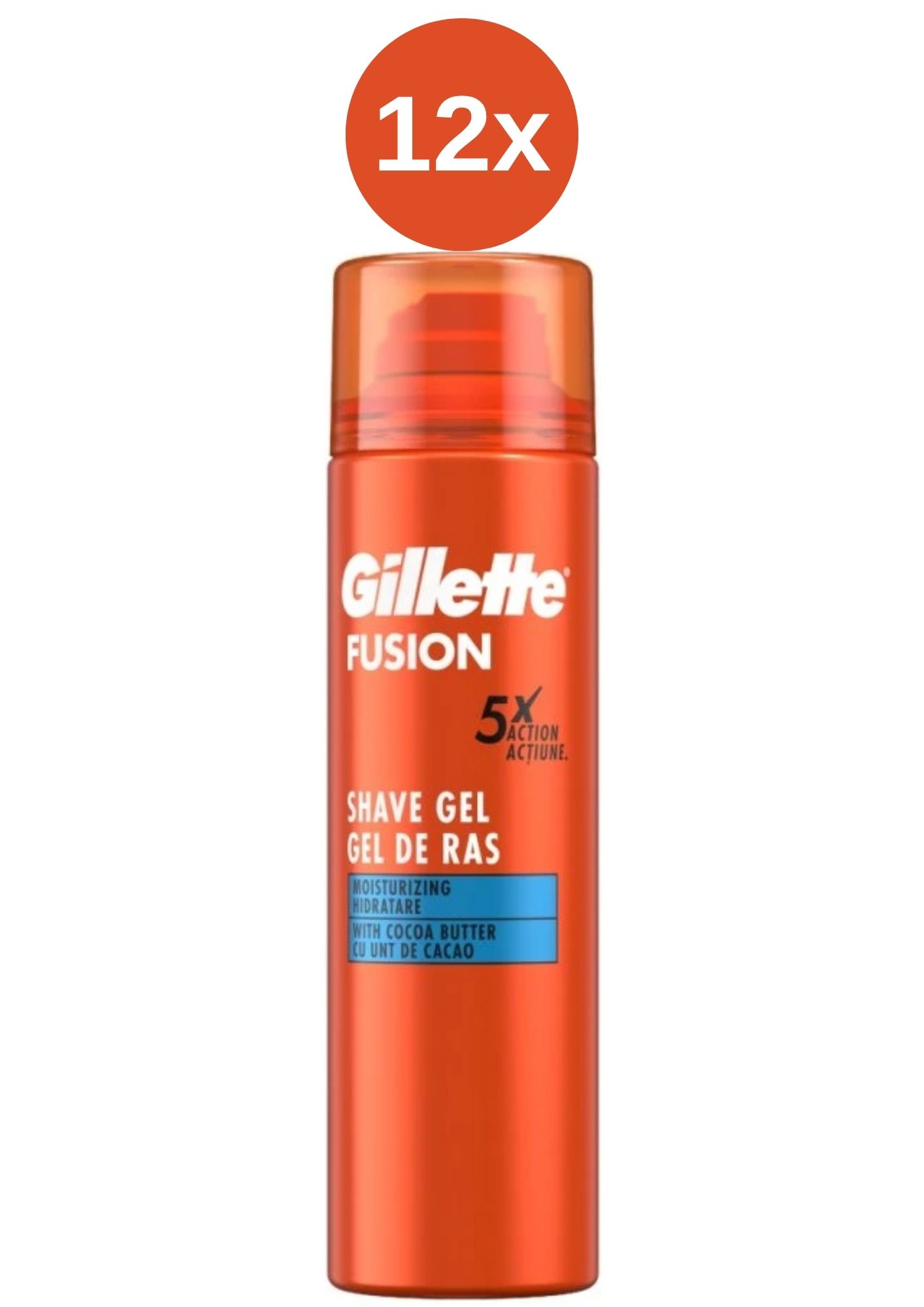 E-shop Gillette Fusion 5 Ultra Moisturising gél 12x200 ml