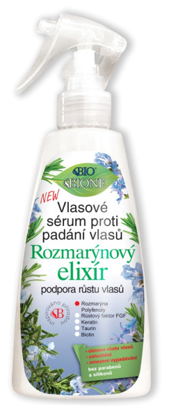 E-shop BIONE Vlasové sérum proti padaniu vlasov ROZMARÍNOVÝ ELIXÍR 200 ml