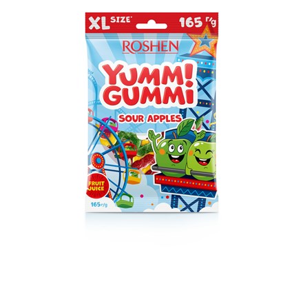 E-shop Yummi Gummi Sour Apples 165 g