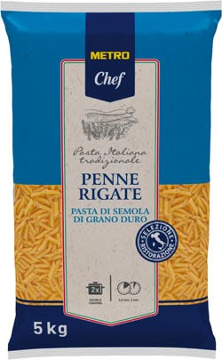 E-shop METRO Chef Penne Rigate cestoviny semolínové 5 kg