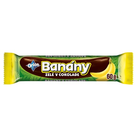 E-shop Orion Banány Želé v čokoláde 48 x 60 g