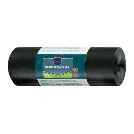 E-shop METRO PROFESSIONAL Vrece na odpad hrubé 60 l 5 x 20 ks