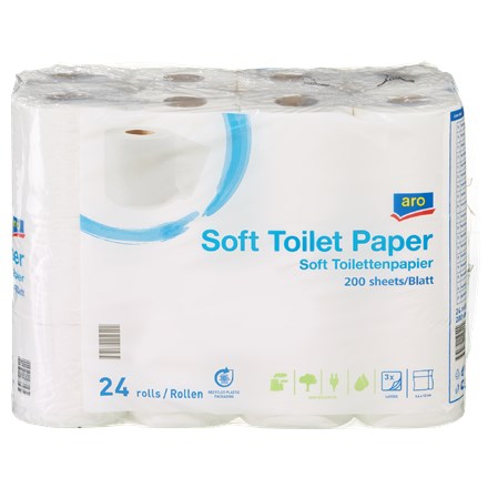E-shop aro Toaletný papier 3vrstvový 24 m 24 ks