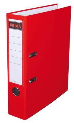 E-shop SIGMA Zakladač A4/8 cm červený 5 ks