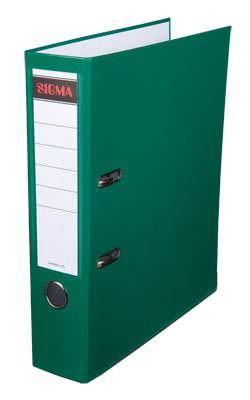 E-shop SIGMA Zakladač A4/8 cm zelený 5 ks