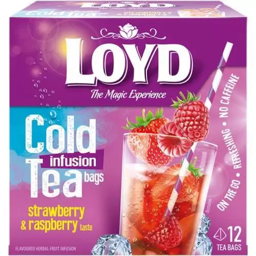 E-shop Loyd Tea pyramída cold brew jahoda malina 30g