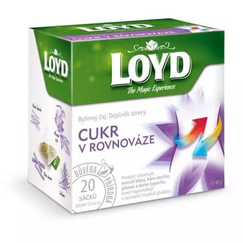 E-shop Loyd Tea pyramída cukor v rovnováhe 40g