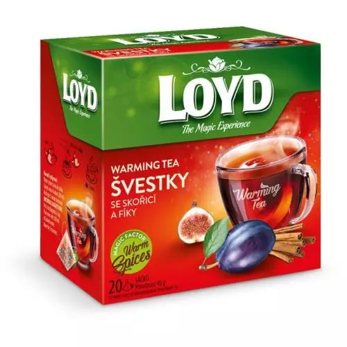 E-shop Loyd Warming Tea pyramída slivky + škorica + figy 40g