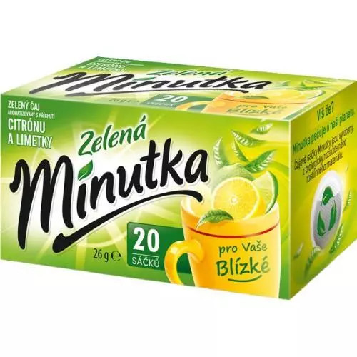 E-shop Minútka zelený čaj citrón + limetka 28g