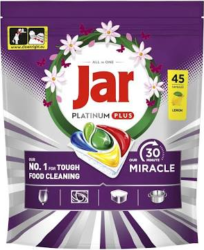 E-shop Jar Platinum Plus 30 Minute Miracle Lemon kapsule do umývačky 45 ks