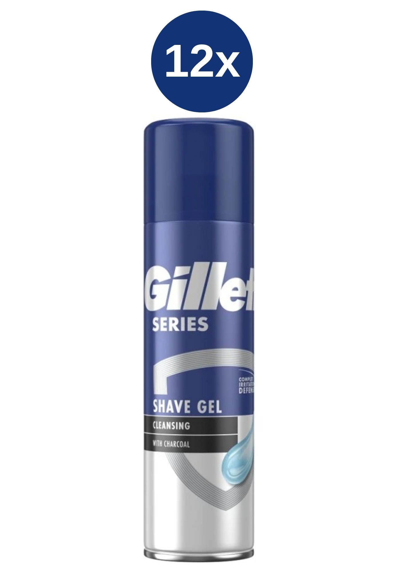 E-shop Gillette Gél 12x200ml SERIES Cleansing Charcoal Ks