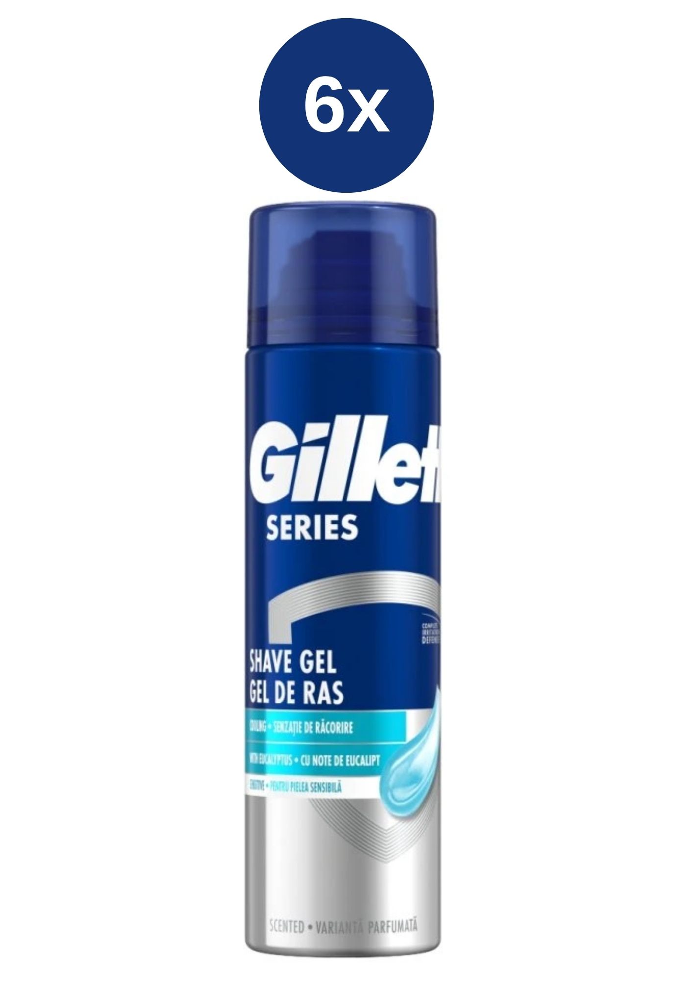 E-shop GILLETTE SERIES GÉL 6x200ML SENSITIVE COOL