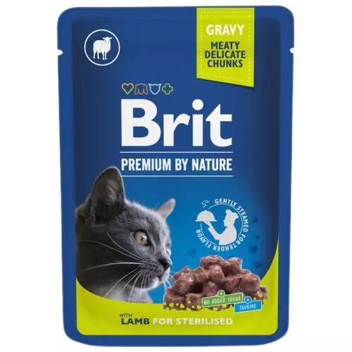 E-shop Brit Premium kapsičky lamb for sterilised 100g