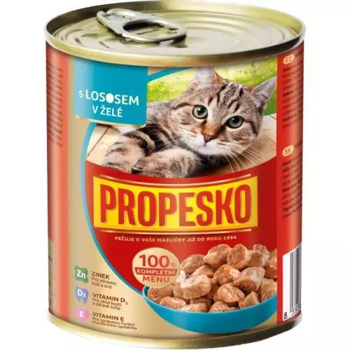 E-shop Propesko kúsky losos v želé 830g