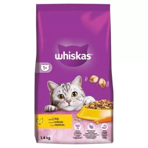E-shop Whiskas granule s kuracím 1400g
