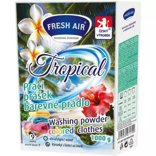E-shop Fresh Air prací prášok 1kg Tropical