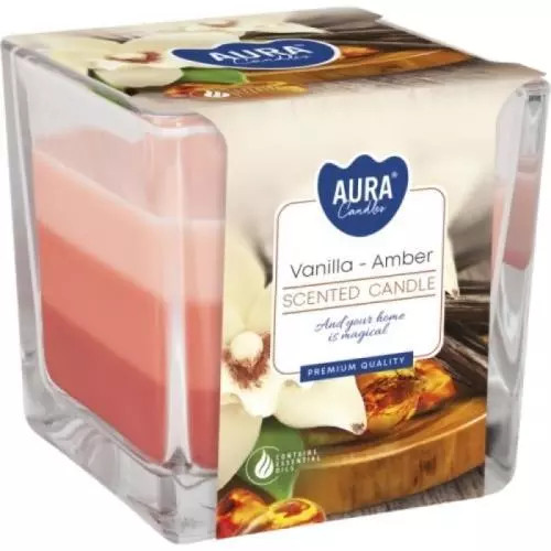 E-shop Bispol sviečka vanilla - amber 170g