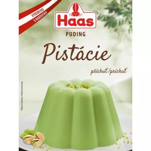 E-shop HAAS puding pistáciová príchuť 37g