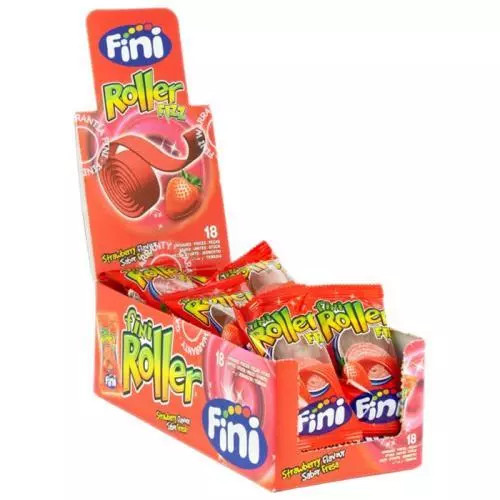 E-shop Fini roller 18ks fizz strawberry 360g