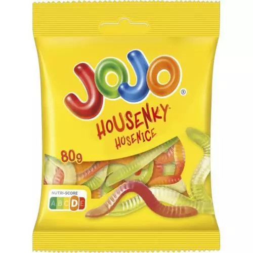 E-shop Jojo cukríky húsenice 80g