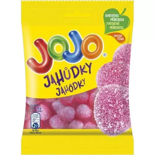 E-shop Jojo cukríky jahôdky 80g